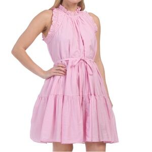 FRENCH CONNECTION Emily Tiered Poplin Dress